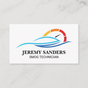Cartão De Visita Logotipo Moderno de Auto Serviços de Reparação d