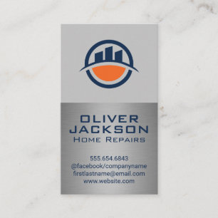 Cartão De Visita Logotipo moderno do imóvel