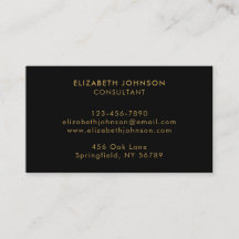 Logotipo Moderno Minimalista Preto e Dourado da Em