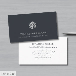 Cartão De Visita Logotipo moderno simples