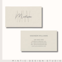 Logotipo Monograma Creme Minimalista Moderno