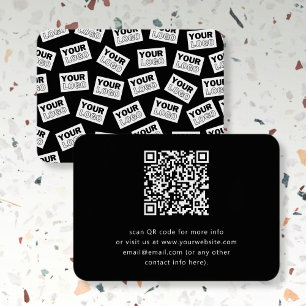 Cartão De Visita Logotipo ou Qualquer Foto Colocados Aleatoriamente