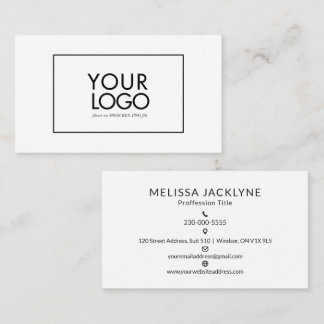Cartão De Visita Logotipo Personalizado