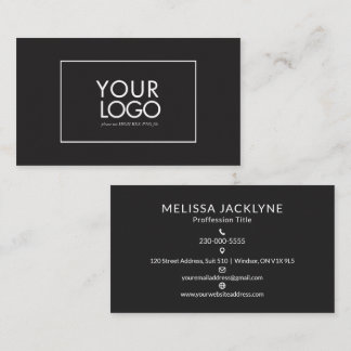 Cartão De Visita Logotipo Personalizado