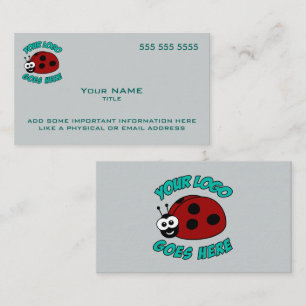 Cartão De Visita Logotipo personalizado azul moderno