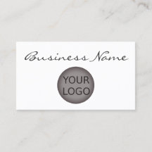 Logotipo personalizado branco simples e cores para