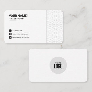 Cartão De Visita logotipo personalizado círculo profissional empres