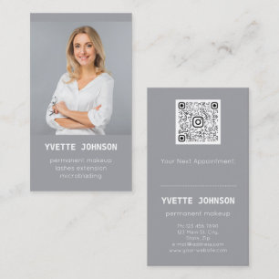 Cartão De Visita Logotipo personalizado de código Qr