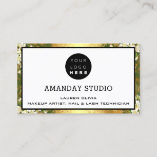 Cartão De Visita Logotipo personalizado de compromisso profissional