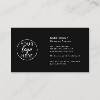 Cartão De Visita Logotipo Personalizado de Empresa Promocional