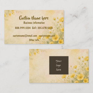 Cartão De Visita Logotipo Personalizado de Negócios ou Código QR