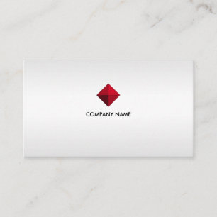 Cartão De Visita Logotipo Personalizado Elegante em Tons Prateados