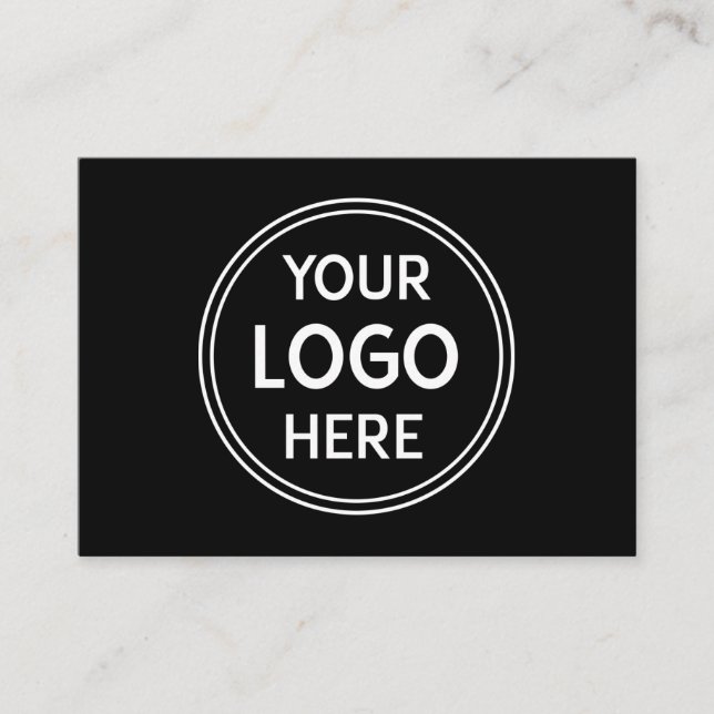 Cartão De Visita Logotipo Personalizado Feito sob Medida para Você (Frente)