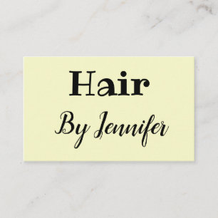 Cartão De Visita logotipo personalizado minimalista simples cabeler