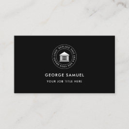 Cartão De Visita Logotipo Personalizado Moderno Elegante Simples