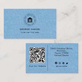 Cartão De Visita Logotipo Personalizado Moderno Elegante Simples