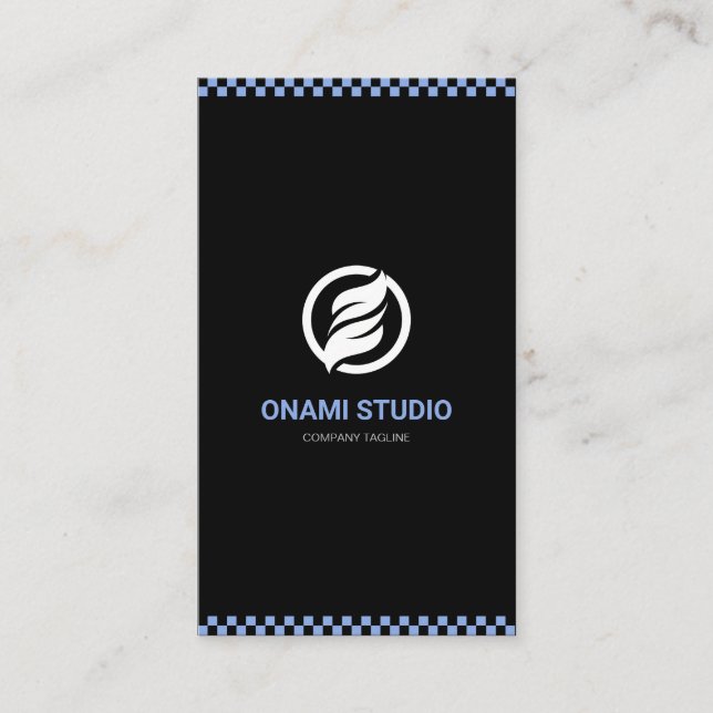 Cartão De Visita Logotipo Personalizado Moderno Empresas Personaliz (Frente)