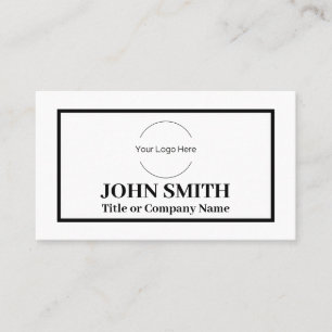 Cartão De Visita Logotipo personalizado no site de e-mail moderno p