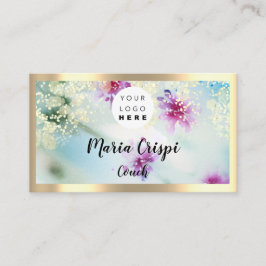 Cartão De Visita Logotipo Personalizado QRCode Fluxos de Portas de 