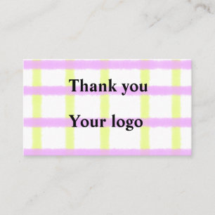 Cartão De Visita Logotipo personalizado simples e elegante aqui na