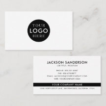 Logotipo Preto Branco Minimalista Moderno Profissi