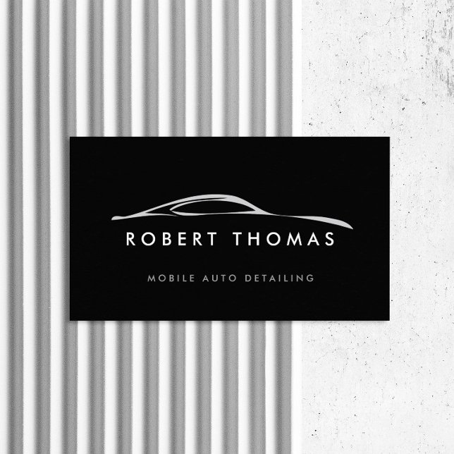 Cartão De Visita Logotipo Preto para Separação Automática, Reparo A (Criador carregado)