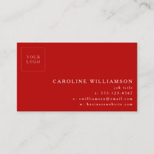 Cartão De Visita Logotipo Profissional Minimalista Moderno Simples
