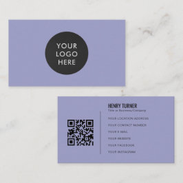 Cartão De Visita Logotipo profissional simples Empresa de Lavanda d