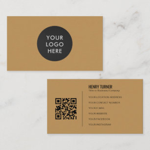 Cartão De Visita Logotipo profissional simples Empresa Dourada de c