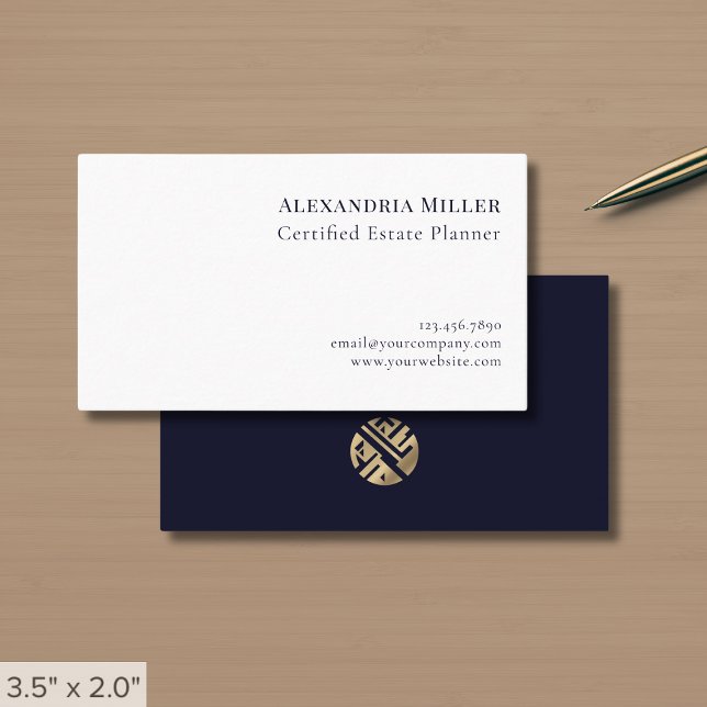 Cartão De Visita Logotipo profissional simples mínimo (Criador carregado)