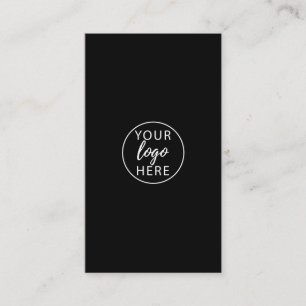 Cartão De Visita Logotipo Profissional Tipografia Preta
