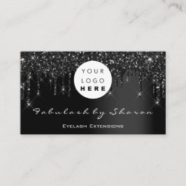 Cartão De Visita Logotipo Qr Black Drives Professional