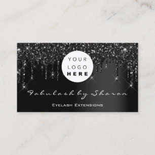 Cartão De Visita Logotipo Qr Black Drives Professional