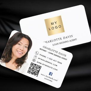 Cartão De Visita Logotipo QR código foto facebook ícone marca cor