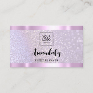 Cartão De Visita Logotipo rosa do Código QR do Cabelo do Unhas Lash