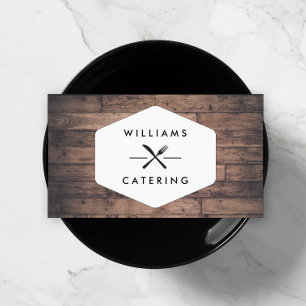 Cartão De Visita Logotipo Russo de Fork Cruzado - Faca de Fork, Mad