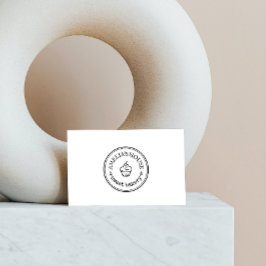 Cartão De Visita Logotipo rústico caseiro simples