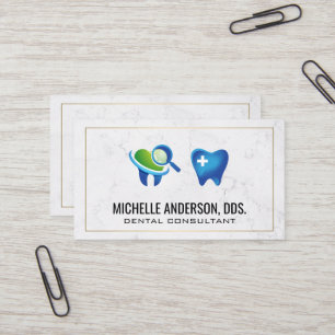 Cartão De Visita Logotipos de Dentes