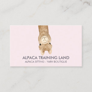 Cartão De Visita Loja de Alpaca Fofa