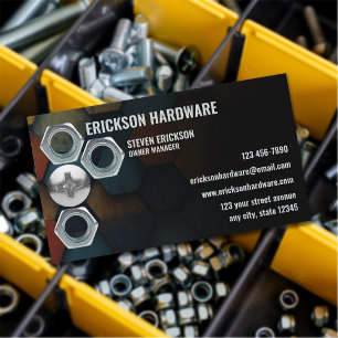 Cartão De Visita Loja de hardware