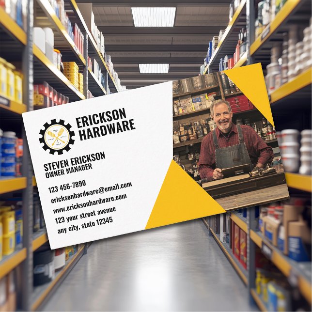 Cartão De Visita Loja de hardware (Criador carregado)