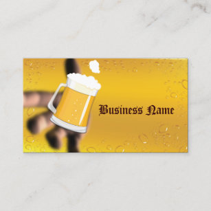 Cartão De Visita Loja de líquidos de Bar de cerveja