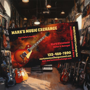 Cartão De Visita Loja de Música
