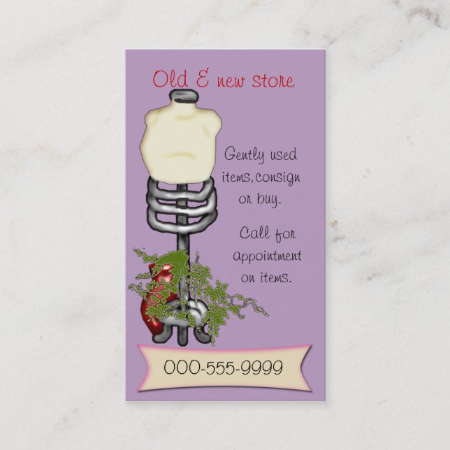 Cartão De Visita loja de remessa (Frente)