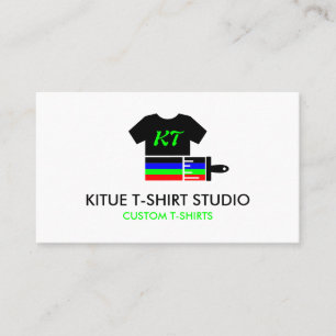 Cartão De Visita Loja de Roupa de Impressão Personalizada de Camis