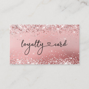 Cartão De Visita Loyalität Karte Glitter 5 Unhas Lashes Beauty