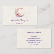 Lua de Crescente Rosa com Flores Bonito