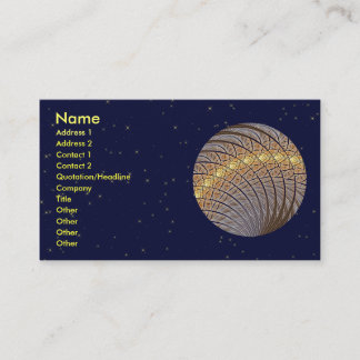 Cartão De Visita Lua quieta do lobo