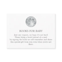 Lua Traga um livro Enclosure Card