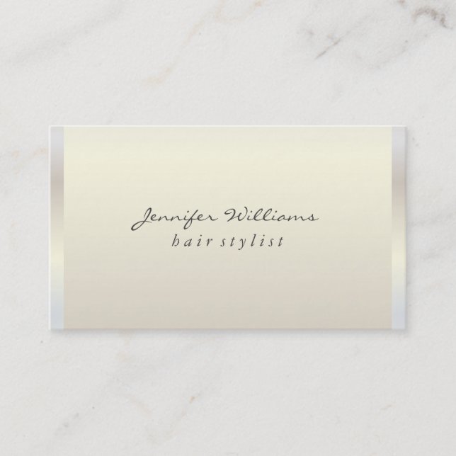 Cartão De Visita Lux Metálico Moderno (Frente)